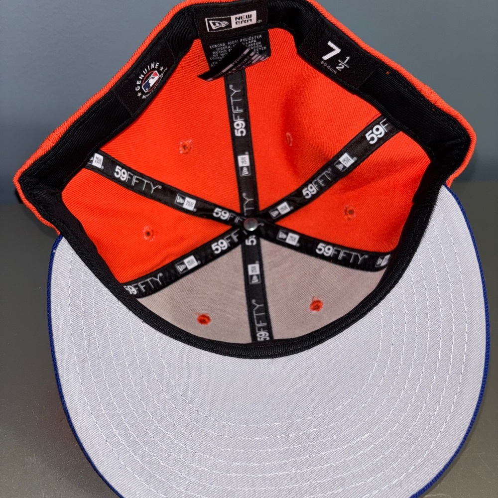 New Era New York Mets Hat 7 1/2 - Picture 4 of 4
